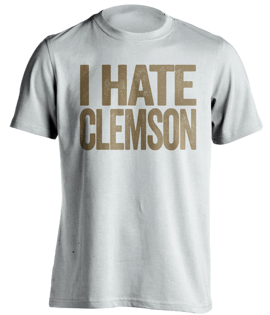 i hate clemson notre dame white shirt
