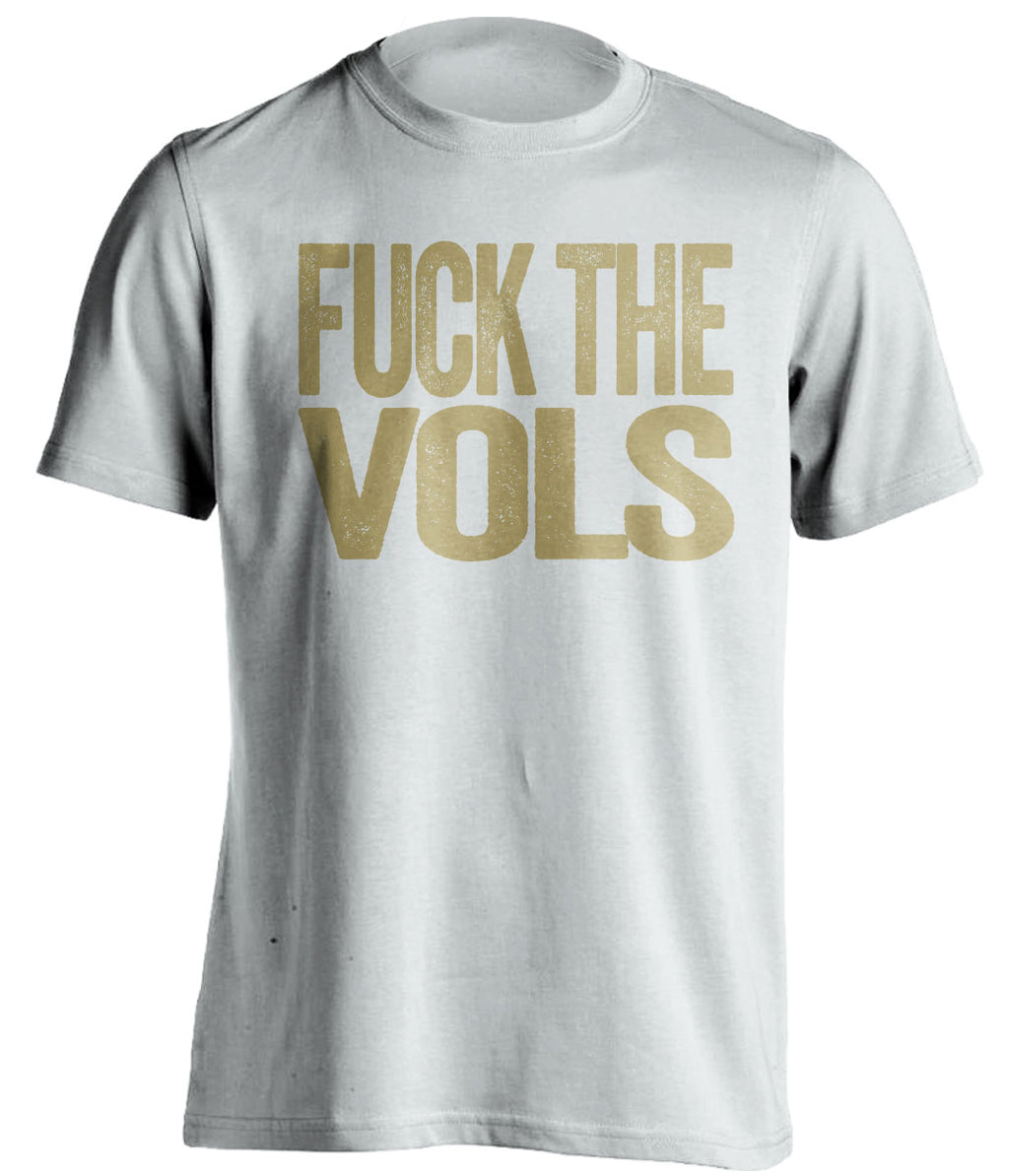 fuck the vols vanderbilt white and gold shirt uncensored