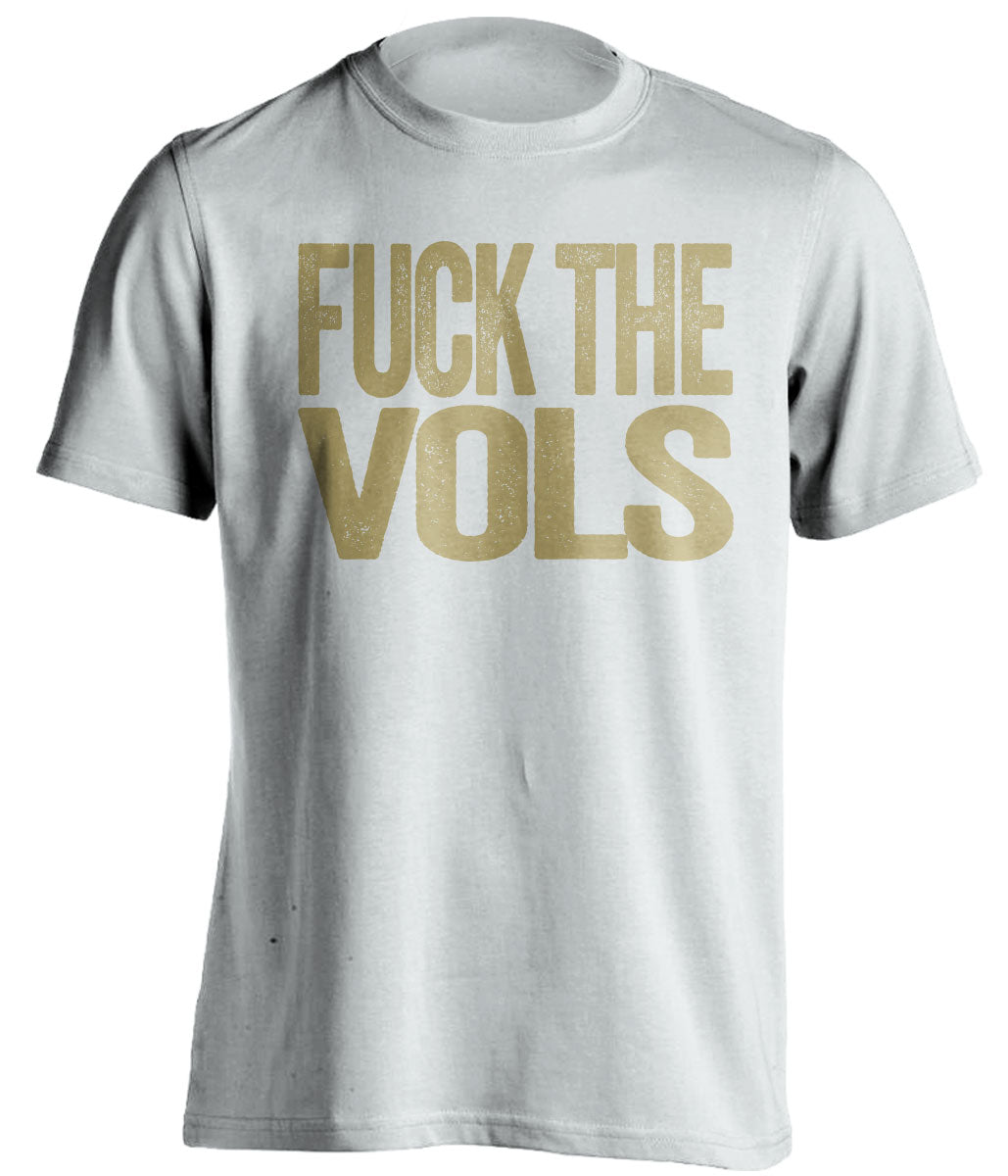 fuck the vols vanderbilt white and gold shirt uncensored