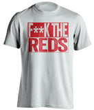 fuck the reds cleveland guardians indians white shirt censored