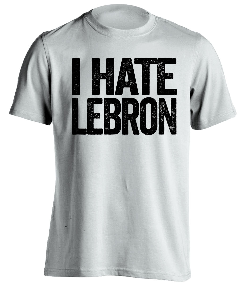 i hate lebron james san antonio spurs white tshirt