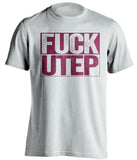 fuck utep white and red tshirt uncensored