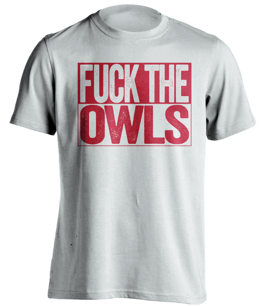 FUCK THE OWLS Sheffield United FC white TShirt