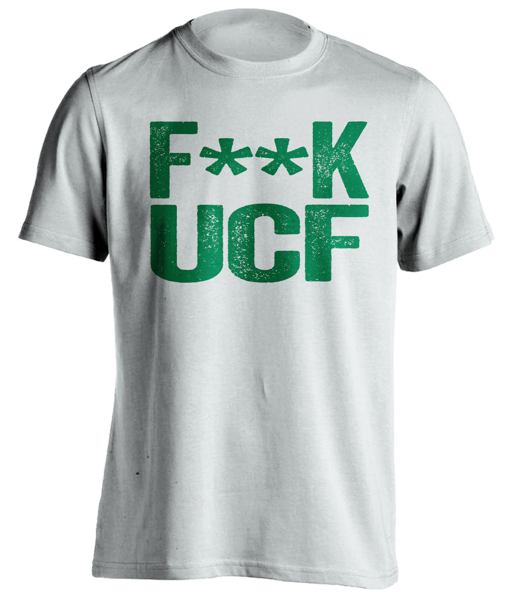 fuck ucf censored white tshirt for usf bulls fans