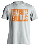 i hate the bulls new york knicks fan white shirt