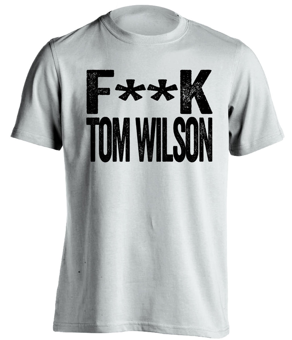 fuck tom wilson penguins fan censored white tshirt