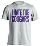 I Hate The Cougars Washington Huskies white Shirt