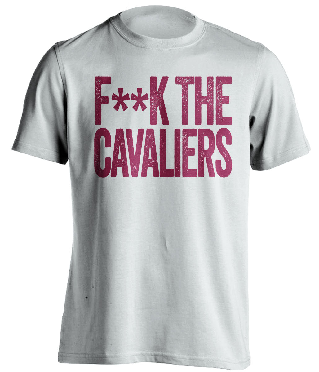 fuck the cavaliers censored white tshirt hokies fan