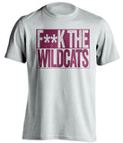 FUCK THE WILDCATS - Wildcaters Haters Shirt - Red and Gold Version - Box Design - Beef Shirts