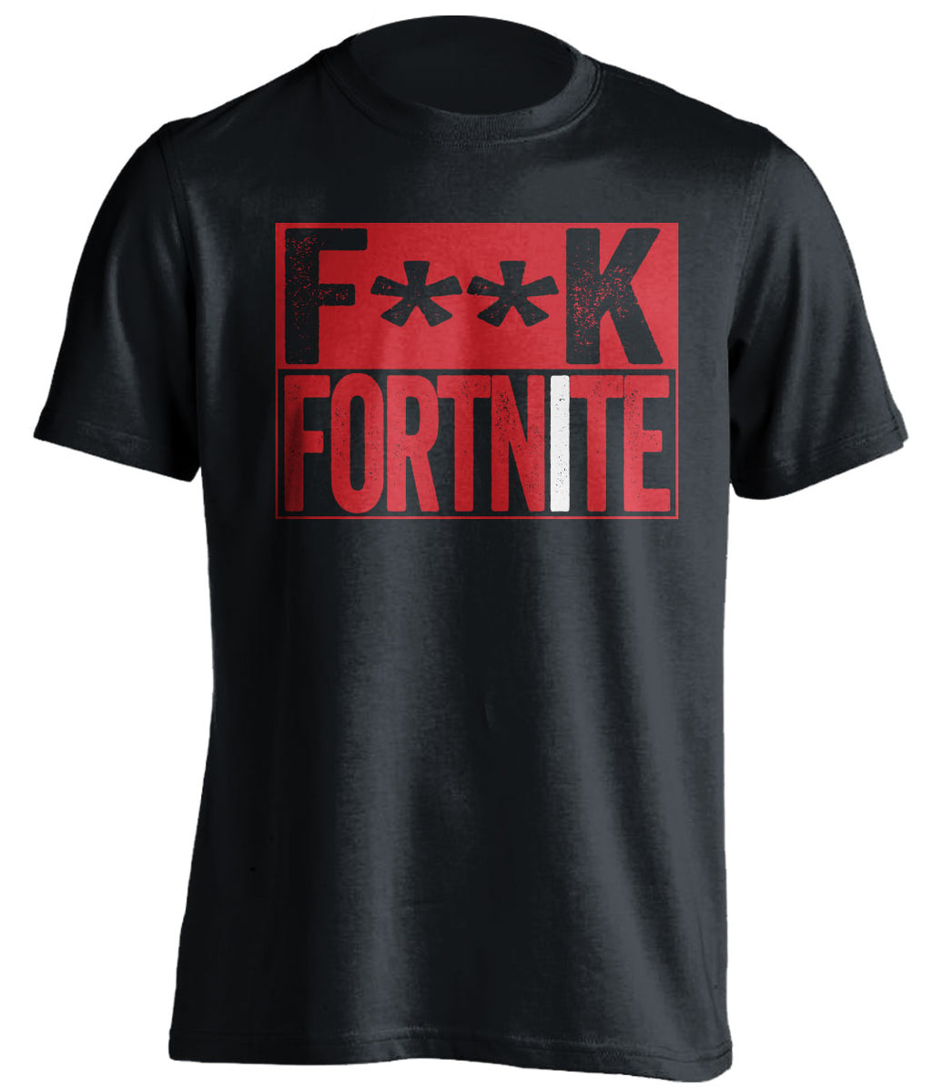 h1z1 black shirt fuck fortnite censored tee