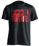 h1z1 black shirt fuck fortnite censored tee