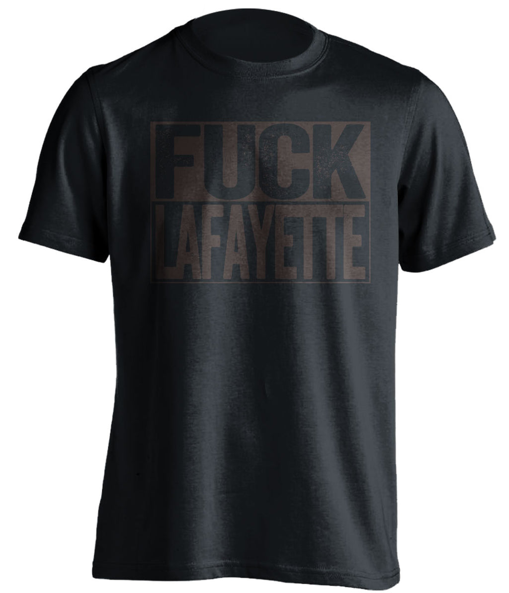 fuck lafayette black and brown tshirt uncensored
