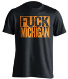 fuck michigan tennessee vols shirt