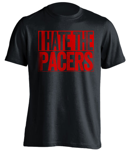 i hate the pacers chicago bulls black shirt