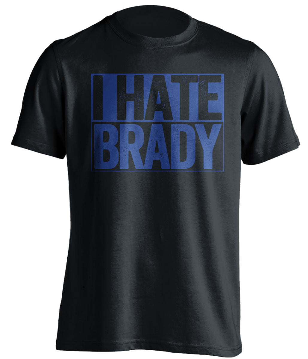 i hate brady black and blue shirt colts fans