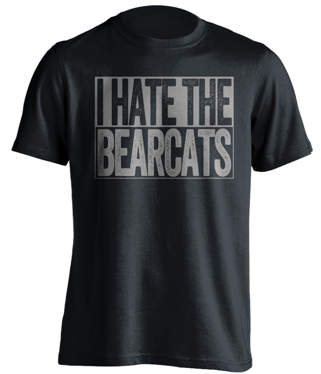 i hate the bearcats xavier musketeers fan black tshirt