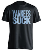 yankees suck tampa bay rays black shirt