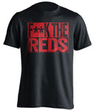 fuck the reds cleveland guardians indians black shirt censored