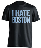i hate boston black tshirt for maine bears fans