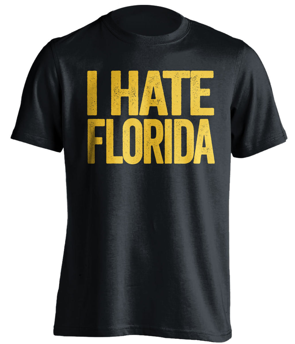 i hate florida BLACK Tshirt lsu tigers fan