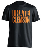 i hate clemson black shirt syracuse orange fan