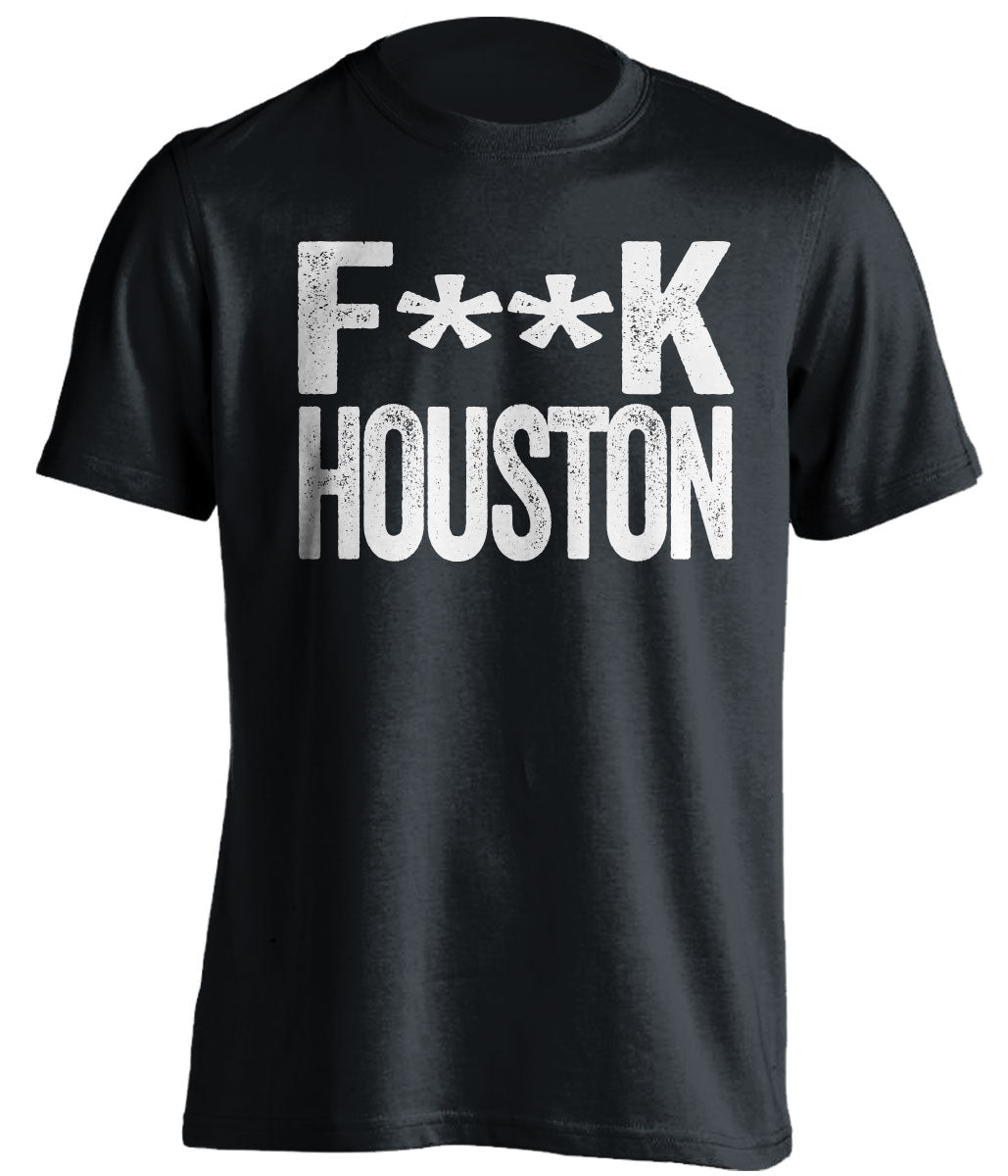 fuck houston astros new york yankees black tshirt censored