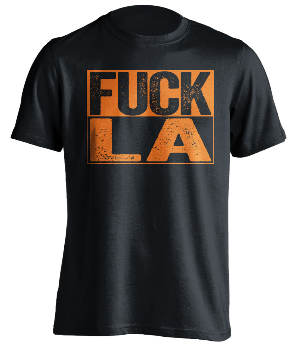 fuck la dodgers san francisco giants black shirt uncensored 