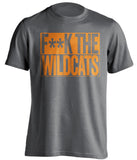 FUCK THE WILDCATS - Wildcats Haters Shirt - Navy and Tennessee Orange Version - Box Design - Beef Shirts