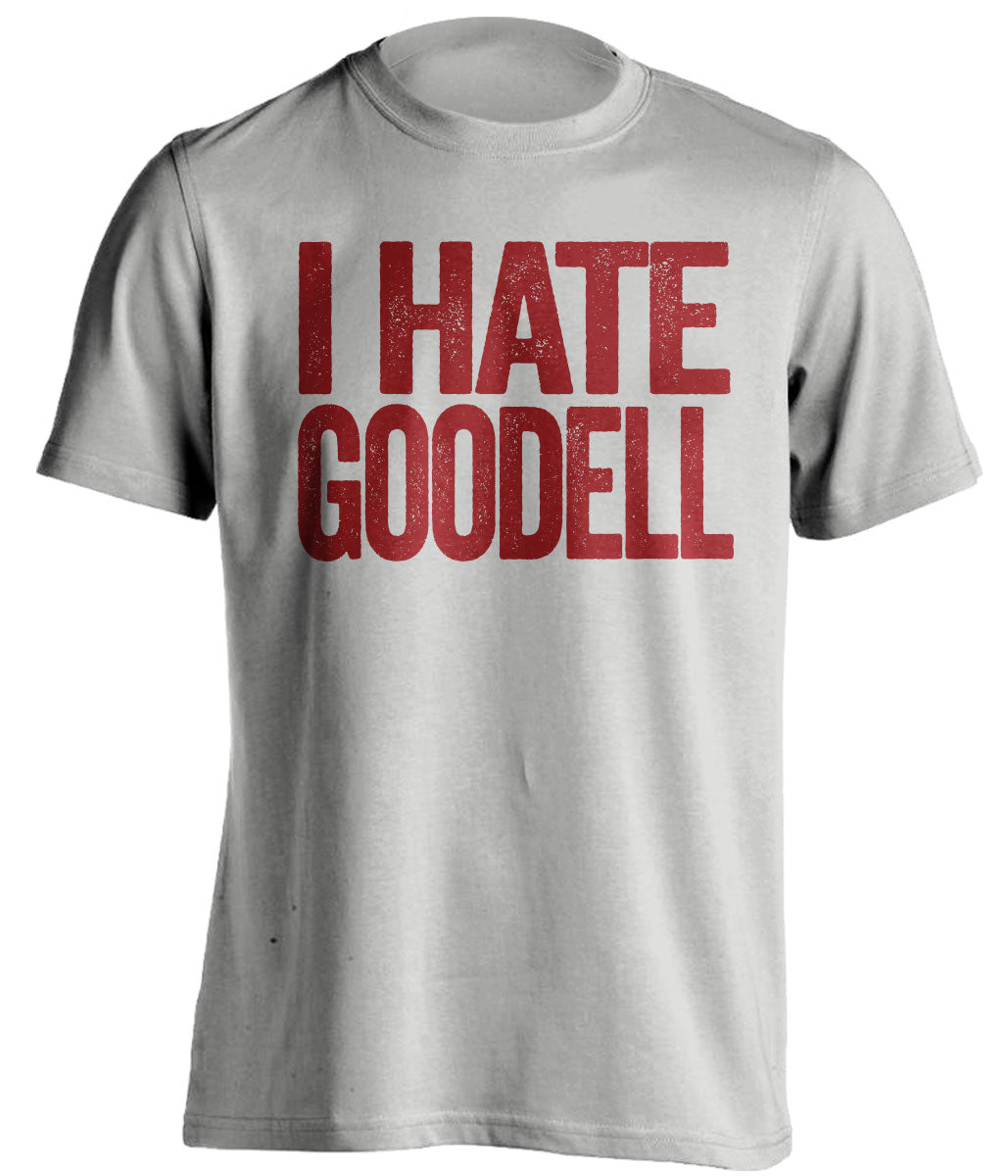 i hate goodell grey tshirt washington redskins fans