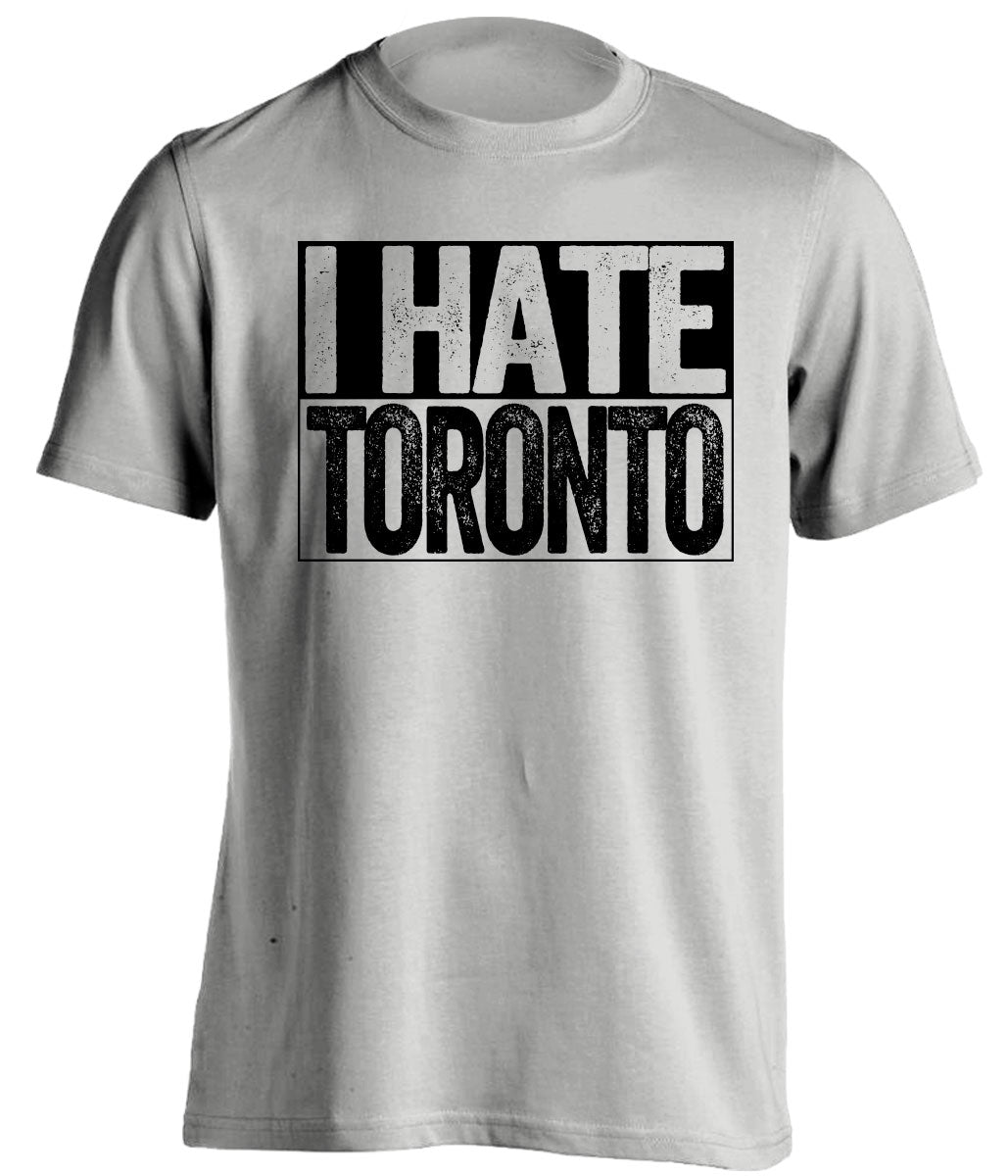 i hate toronto raptors brooklyn nets grey shirt
