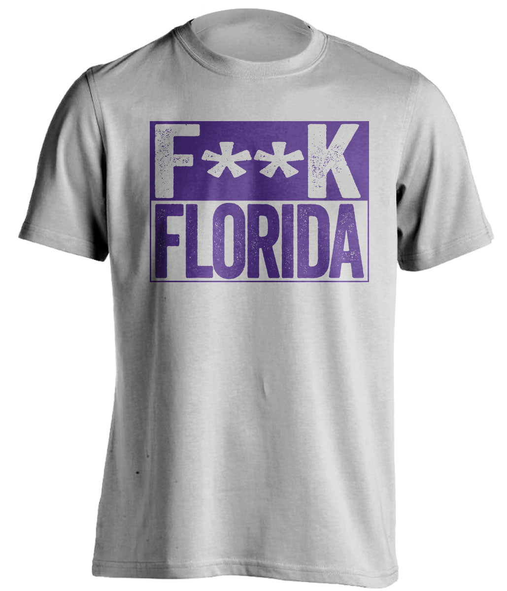 FUCK FLORIDA - LSU Tigers Fan T-Shirt - Box Design - Beef Shirts