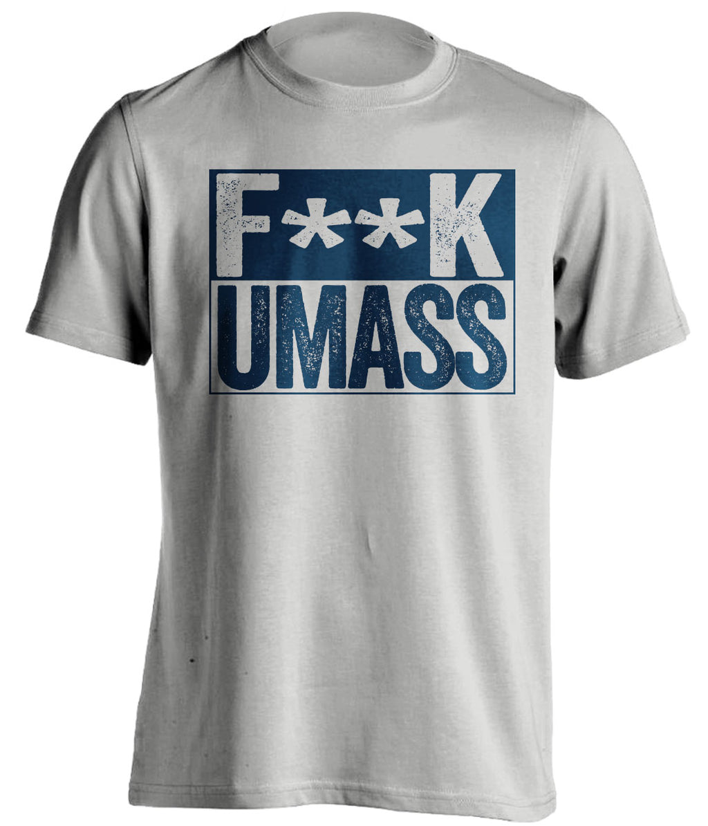 fuck umass merrimack warriors grey shirt censored