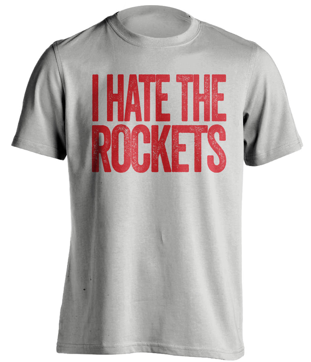 i hate the rockets portland blazers fan grey tshirt