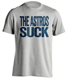 the astros suck new york yankees grey shirt