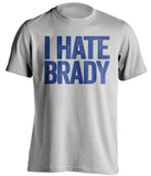 i hate tom brady shirt grey and blue for colts fans