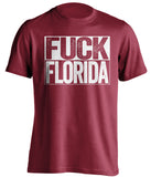 fuck florida gators alabama tide red shirt uncensored