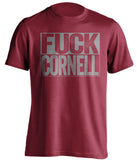 fuck cornell uncensored red shirt harvard crimson fans