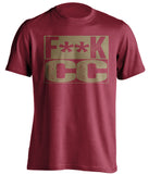 fuck cc du pioneers gold pan red shirt censored