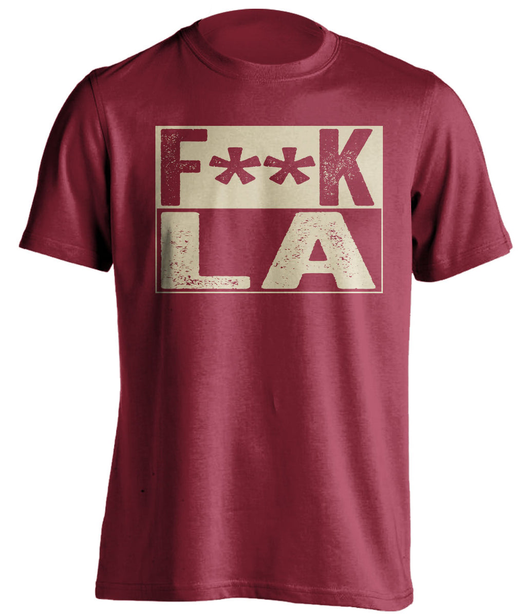 fuck la dodgers rams chargers 49ers dbacks coyotes red shirt censored