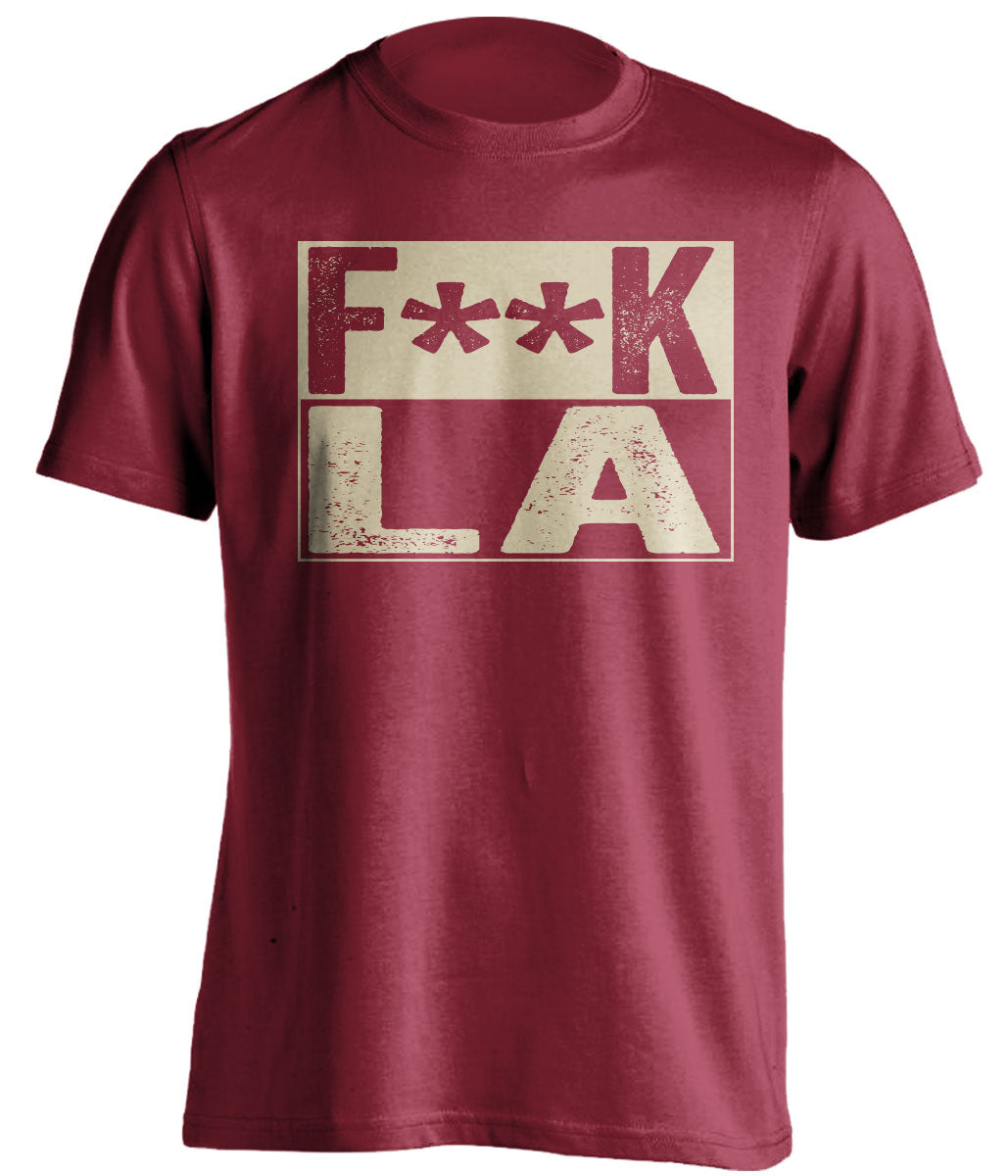 fuck la dodgers rams chargers 49ers dbacks coyotes red shirt censored