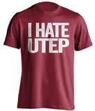 i hate utep nmsu fan red shirt