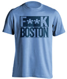 fuck boston censored blue shirt maine bears fans