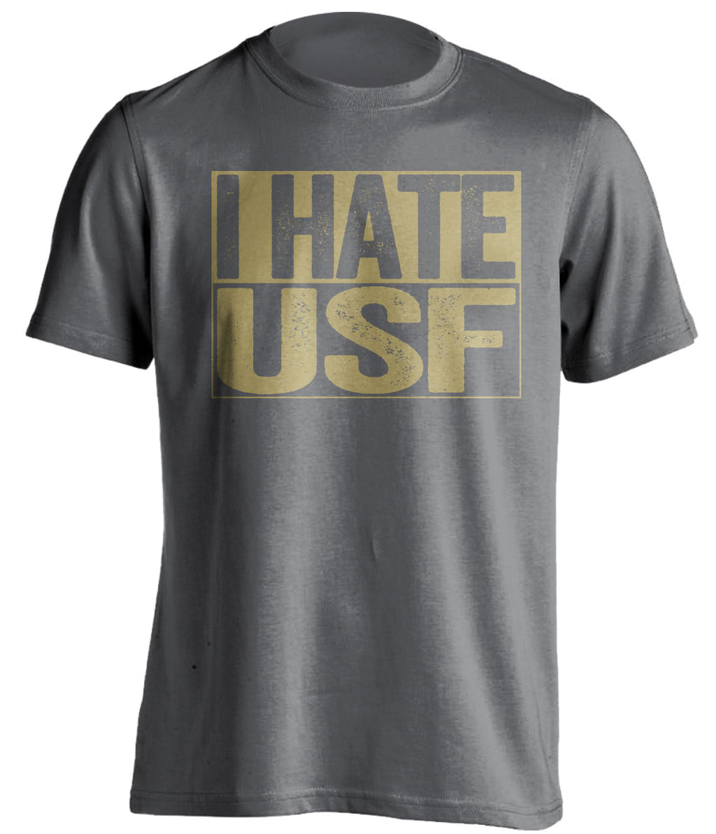 i hate usf grey shirt for ucf knights fans