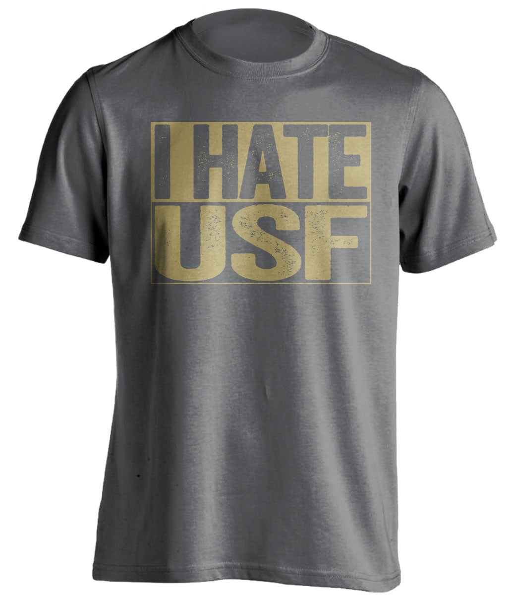 i hate usf grey shirt for ucf knights fans