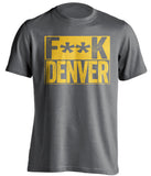 fuck denver du cc colorado college tigers grey shirt censored