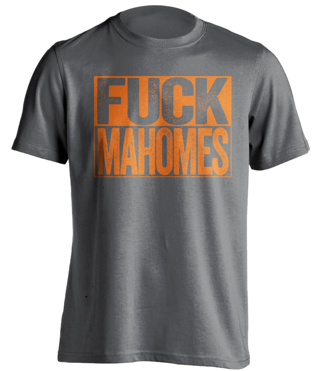 fuck patrick mahomes denver broncos uncensored grey shirt