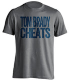 tom brady cheats dallas cowboys fan grey shirt