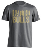 i hate the bulls grey shirt for ucf knights fans