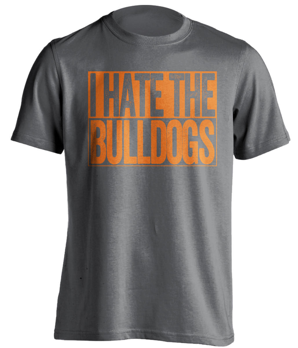 I Hate The Bulldogs Florida Gators grey TShirt