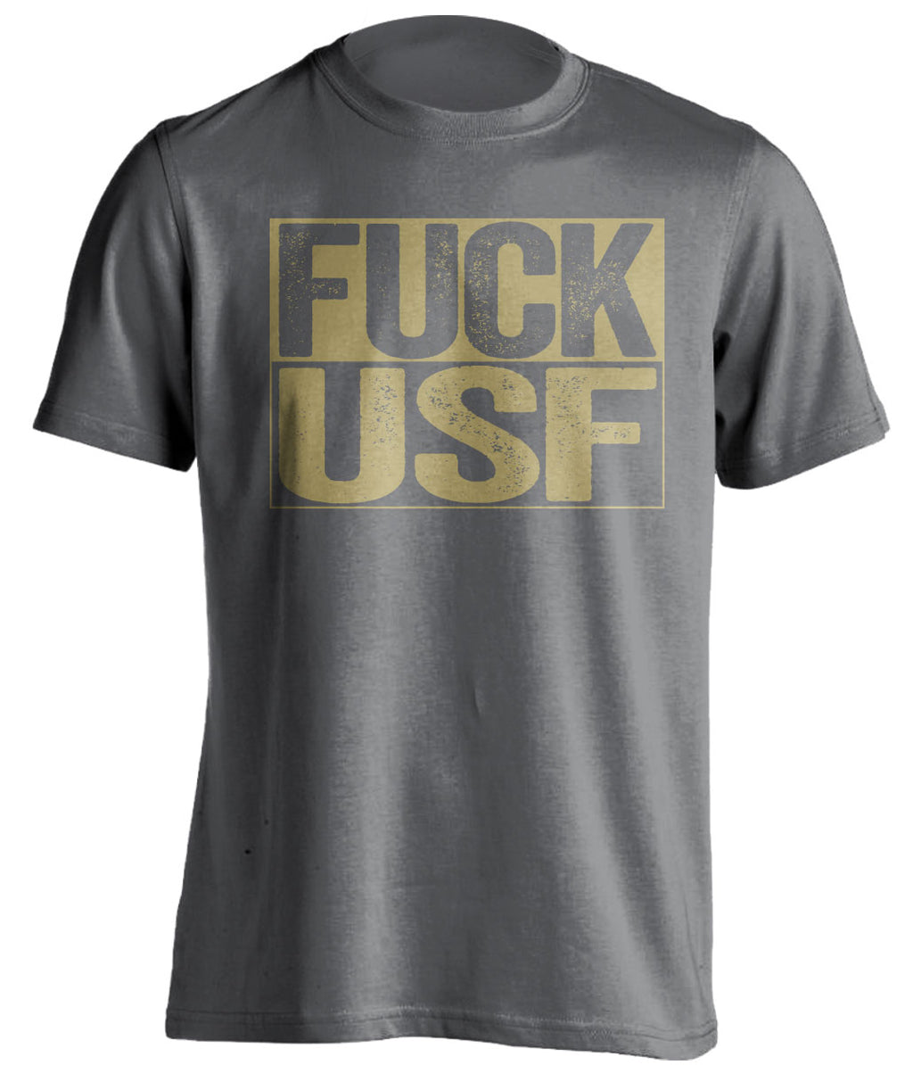 fuck usf uncensored grey shirt for ucf knights fans